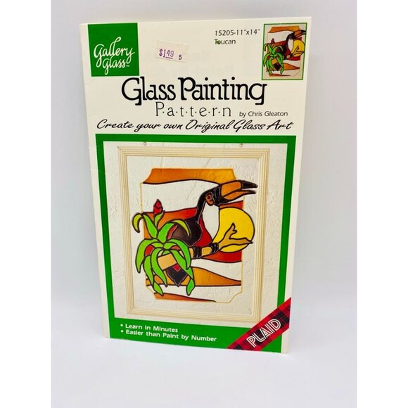 Vintage Gallery Glass Painting Patterns Lot Of 9 By Lanna Siddens & Karen Mason - Picture 9 of 10